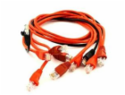 Patch kabel SFTP 5m, cat 5e, 26AWG,světle šedý