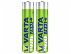 1x2 Varta Akku Professional Aku NiMH 800 mAh AAA Phone Power