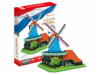 Puzzle 3D Wiatrak Holenderski Zestaw XL