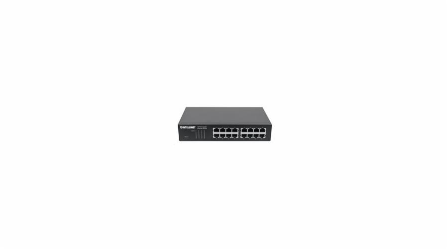Intellinet 16-Port Gigabit Ethernet Switch 16-Port RJ45 10/100/1000 Mbps IEEE 802.3az Energy Efficient Ethernet Desktop 19 Rackmount