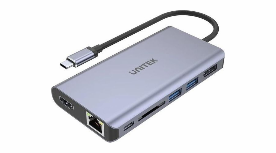 UNITEK uHUB S7 USB 3.2 Gen 1 (3.1 Gen 1) Type-C Grey