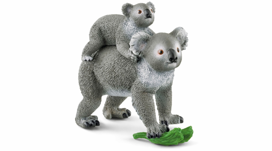 Schleich Wild Life Koala Mutter mit Baby, Spielfigur