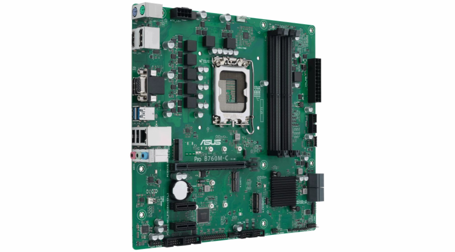ASUS MB Sc LGA1700 PRO B760M-C-CSM, Intel B760, 4xDDR5, 2xDP, 1xHDMI, 1xVGA, mATX