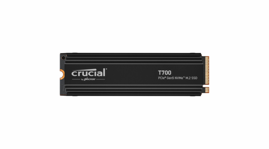 Crucial T700 with heatsink 2TB PCIe Gen5 NVMe M.2 SSD