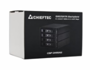 CHIEFTEC SATA/SAS Backplane CBP-3141SAS, 3 x 5.25" bays for 4 SAS/S-ATA HDDs, Hot-Swap, full aluminium