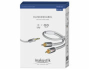 in-akustik Premium Audio Kabel 3,5 mm Jack - Cinch 5,0 m