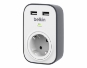 Belkin SurgeCube surge s. Zásuvka + 2xUSB 2.4A BSV103vf