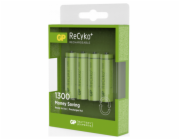 4x rechargeable batteries akumulatorki AA / R6 GP ReCyko 1300 Series Ni-MH 1300mAh