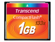 Paměťová karta TRANSCEND 1GB CF Card (133X)  compact flash memory card