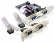 DeLOCK PCI Express Karte > 4x Seriell, Schnittstellenkarte