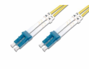 DIGITUS Fiber Optic Patch Cord, LC to LC, Singlemode, OS1, 09/125 µ, Duplex Length 2m