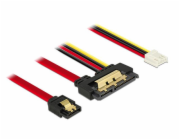 DeLOCK adaptérový kabel SATA 7Pin + Floppy 4Pin > SATA 22Pin