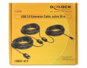 Delock USB 2.0 kabel, prodlužující A-A samec/samice 30m, aktivní