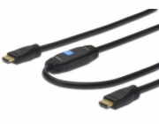 Digitus Assmann AK-330118-200-S Digitus propojovací kabel s Aktivním zesílením HDMI High Speed Ethernet Ultra HD 24p, 20M