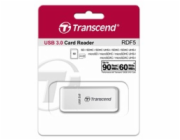 TRANSCEND Card Reader F5, USB 3.0, White