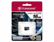 Transcend 16GB microSDHC UHS-I (Class 10) paměťová karta (bez adaptéru)