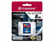 TRANSCEND SDHC karta 8GB Premium, Class 10 UHS-I, 300X