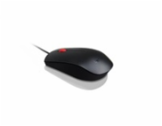 LENOVO myš drátová Essential USB Mouse - 1600dpi, Optical, USB, 3 tlačítka, černá