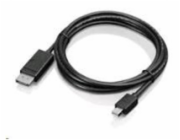 LENOVO adaptér Mini-DisplayPort to DisplayPort Monitor Cable - přenos signálu přes miniDP na DisplayPort