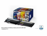 HP - Samsung toner CMYK sada CLT-P406C pro CLP-360/365/CLX-3300/3305/C410/C460 - 1500/1000 str.