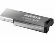 ADATA Flash Disk 32GB UV350, USB 3.2 Dash Drive, tmavě stříbrná textura kov