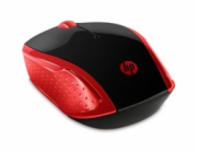 HP myš - 200 Mouse, Wireless, Empress red