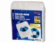 1x100 Hama CD-ROM-papir. obaly bila 62672