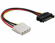 DeLOCK "Napájecí adaptér 15-pin SATA > 4-pin 5.25"""