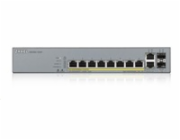 Zyxel GS1350-12HP 12 Port smart managed CCTV PoE switch, long range, 130W, 10x GbE, 2x SFP