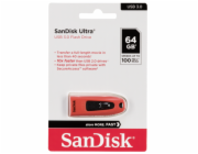 SanDisk Flash Disk 64GB Ultra, USB 3.0, červená SDCZ48-064G-U46R