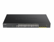 D-Link DGS-1250-28XMP D-Link DGS-1250-28XMP Smart switch 24x Gb PoE+, 4x 1G/10G SFP+, 370W