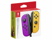 Nintendo Joy-Con 2x set neon lila / neon oranzová