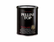 Pellini TOP 100% Arabica v plechové dóze mletá Káva 250 g