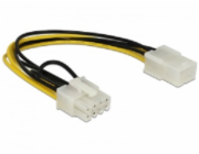 Delock Power Cable PCI Express 6 pin female > 8 pin male