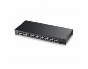 Zyxel GS1900-48 50-port Gigabit Web Smart switch, 48x gigabit RJ45, 2x SFP v2