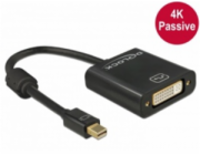 Delock Adaptér mini Displayport 1.2 samec > DVI samice 4K pasivní černý