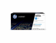 HP 655A Cyan Original LaserJet Toner Cartridge (CF451A) (10,500 pages)