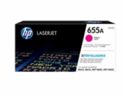 HP 655A Magenta Original LaserJet Toner Cartridge (CF453A) (10,500 pages)