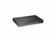 Zyxel GS1920-24HPv2 28-port Gigabit WebManaged PoE Switch, 24x gigabit RJ45, 4x gigabit RJ45/SFP, 802.3at, 375W pro PoE