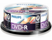 1x25 Philips DVD-R 4,7GB 16x SP