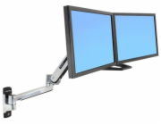 ERGOTRON LX 45-383-026 ERGOTRON LX HD Sit-Stand Wall Mount LCD Arm, Polished, velmi flexibilní rameno na zeď až 49"