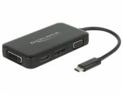 USB Adapter, USB-C Stecker > VGA + HDMI + DVI + DisplayPort Buchse