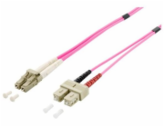 Vybavit LC Fiber Optic Patchcord - SC Multimode Duplex OM4, 1M (255531)