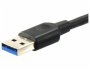 Equip kabel USB-A – USB-C USB 0,5 m černý (128345)