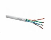 Kabel licna Solarix CAT5E UTP PVC šedý 305m/box SXKL-5E-UTP-PVC