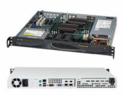 SUPERMICRO mini1U chassis, 2x 3,5" fixed HDD (nebo s MCP-220-00044-0N 2x2,5"), mechanika volitelná (slim), 350W (80PLUS 