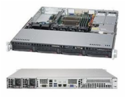 SUPERMICRO 1U chassis 4x 3,5" HS SAS/SATA (12G), 2x400W (Platinum)