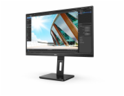 AOC Q27P2Q 27"W IPS LED 2560x1440 50 000 000:1 4ms 300cd HDMI DP USB-C PIVOT repro 