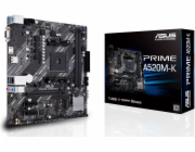 Asus PRIME A520M-K 90MB1500-M0EAY0 ASUS MB Sc AM4 PRIME A520M-K, AMD A520, 2xDDR4, 1xHDMI, 1xVGA, mATX