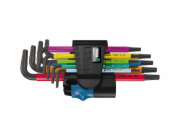 Wera 967/9 TX Multicolour HF 1 L-Key Set with holding function